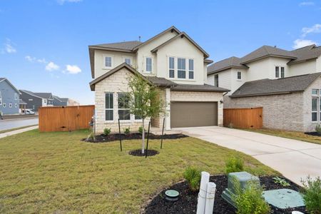 New construction Single-Family house 108 Lariat Loop, Liberty Hill, TX 78642 Rowan- photo