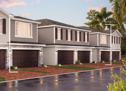 New construction Townhouse house 4846 Cedar Bay Terrace, Kissimmee, FL 34746 Powell- photo 0