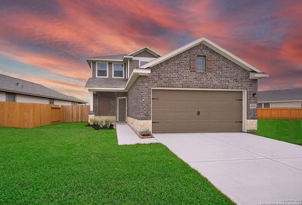 New construction Single-Family house 14987 Fischer Garden, San Antonio, TX 78253 Matagorda- photo 0