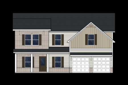 New construction Single-Family house 1621 Fuma Leaf Way, Mcdonough, GA 30253 The Harding- photo 0