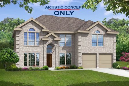 New construction Single-Family house 536 Westwood Way Drive, Haslet, TX 76052 Stonehaven F- photo 0
