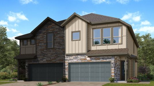 New construction Townhouse house 21107 Medina River Drive, Cypress, TX 77433 - photo 1 1