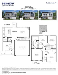 New construction Single-Family house 2116 Fletchers Ridge Drive, Durham, NC 27703 Penwell - photo