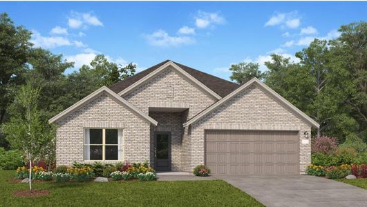 New construction Single-Family house 17202 Coppice Oak Drive, Hockley, TX 77447 Marigold- photo 0 0