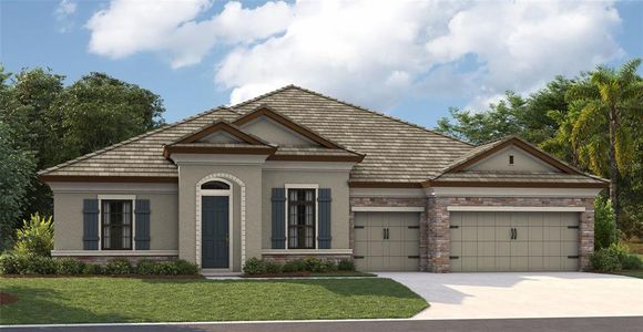 New construction Single-Family house 182 Hidden Estates Court, Brandon, FL 33511 Key West I- photo 0