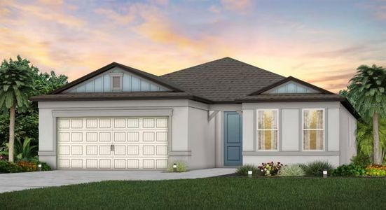 New construction Single-Family house 734 Paddock Preserve Place, Valrico, FL 33594 - photo 0