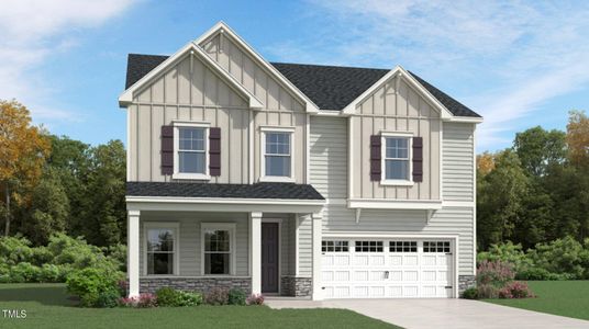 New construction Single-Family house 130 Archbrook Bend, Unit 62 Tryon, Garner, NC 27529 - photo