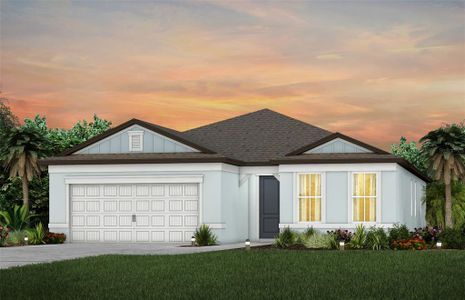 New construction Single-Family house 11221 Rolling Fork Trail, Parrish, FL 34219 Mystique- photo 0