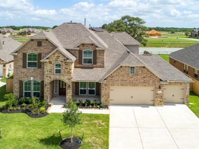 New construction Single-Family house 11603 Champions Forest Dr., Mont Belvieu, TX 77535 The Horton- photo 0