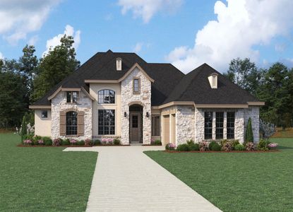 New construction Single-Family house Cheyenne, 2001 Whispering Oaks Lane, Waller, TX 77484 - photo