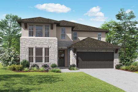 New construction Single-Family house 204 Oak Blossom Road, Liberty Hill, TX 78642 McKinney- photo 1 1