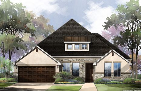 New construction Single-Family house 319 Grand Legacy, New Braunfels, TX 78130  Newton : 60-2572F.1- photo 0