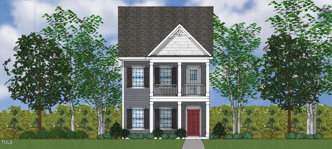 New construction Single-Family house 640 Georgia'S Landing Parkway, Unit 76, Raleigh, NC 27603 Covington II- photo 0