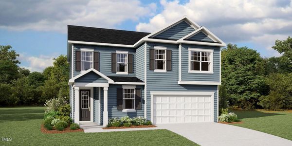 New construction Single-Family house 266 Fast Pitch Lane, Four Oaks, NC 27524 Redwood- photo 0