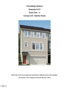 New construction Townhouse house 2314 Stevens Pass Station, Unit 675, Apex, NC 27502 Hyde Park - Front Entry Townhomes- photo 2 2