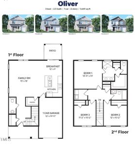 New construction Single-Family house 6012 Howth Way, Raleigh, NC 27603 The Oliver - photo 1 1