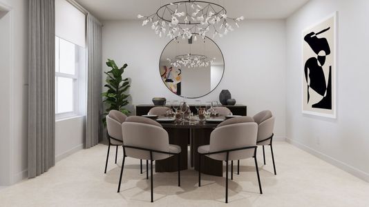 Fontana plan dining room