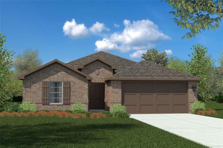 New construction Single-Family house 1313 Tierra Blanca Drive, Fort Worth, TX 76247 ELGIN- photo 0