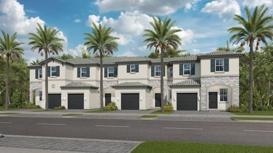 New construction Townhouse house 12028 Nw 46 St, Coral Springs, FL 33076 Rose- photo 0