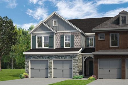 New construction Townhouse house 1311 Park Center Circle, Austell, GA 30168 - photo 0