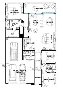 New construction Single-Family house 732 E Las Puertas Ln, Queen Creek, AZ 85140 Chroma Exterior A- photo 1 1