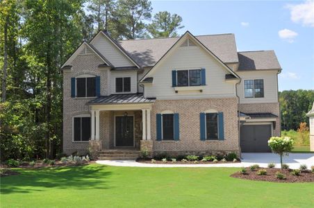 New construction Single-Family house 334 Mont Harmony Road Sw, Powder Springs, GA 30127 Brooks A- photo 0