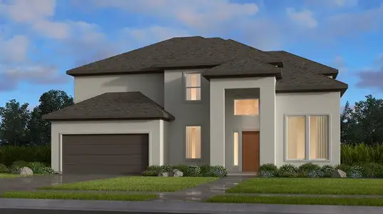 New construction Single-Family house 2261 Dappled Bluff Drive, Friendswood, TX 77546 Sapphire- photo 0