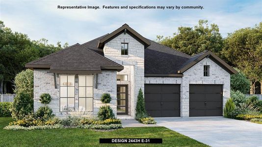 New construction Single-Family house 109 Red Pecan Way, Georgetown, TX 78628 Design 2443H- photo 0 0