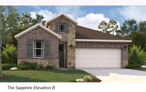 New construction Single-Family house 1313 Blue Oak Ln, San Marcos, TX 78666 Sapphire- photo 0 0
