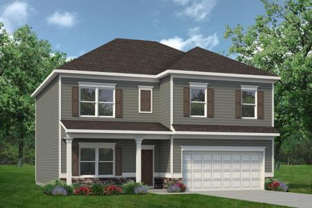 New construction Single-Family house 433 Roxeywood Way, Winder, GA 30680 McGinnis- photo 0