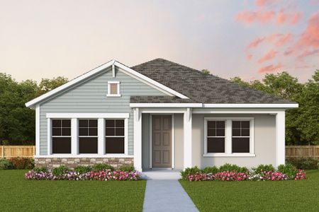 New construction Single-Family house The Redwood, 28778 Orange Berry Drive, Wesley Chapel, FL 33543 - photo