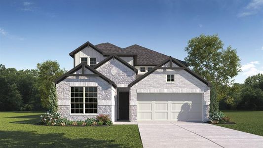 New construction Single-Family house 425 Barton Run Dr, Georgetown, TX 78628 The Fitzgerald- photo