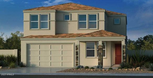 New construction Single-Family house 37785 N Paint Brush Drive, San Tan Valley, AZ 85140 Wedgewood- photo 0