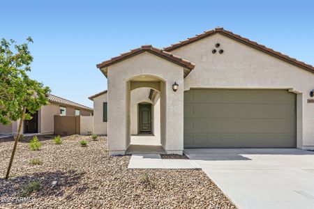 New construction Single-Family house 36415 W Maddaloni Avenue, Maricopa, AZ 85138 Bisbee Plan 3565- photo 0