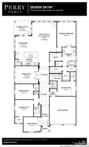 New construction Single-Family house 12334 Fort Anderson, San Antonio, TX 78245 Design 2911W- photo 1 1
