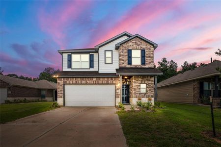 New construction Single-Family house 210 Bellewood Manor Drive, Magnolia, TX 77354 - photo 1 1