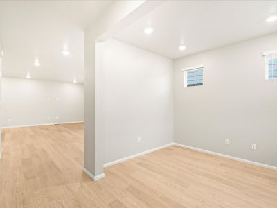 The Vail floorplan interior image taken at a Meritage Homes community in Northern Colorado.