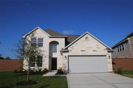 New construction Single-Family house 140 Water Grass Trail, Clute, TX 77531 The Sandown- photo 3 3