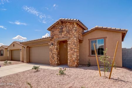 New construction Single-Family house 41000 W Agave Road, Maricopa, AZ 85138 Villagio Series - Belice- photo 1 1