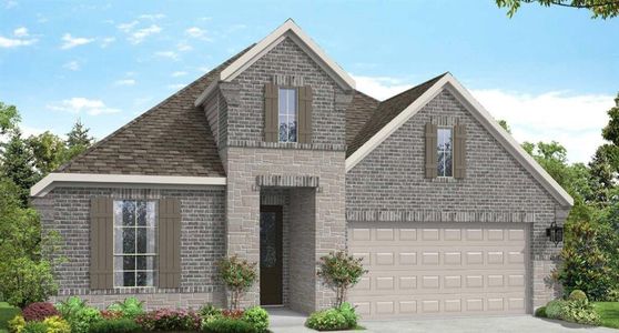New construction Single-Family house 31411 Greenville Creek Lane, Hockley, TX 77447 The Lamar- photo 0