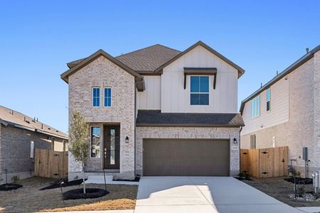 New construction Single-Family house 3619 Twin Glades Pass, Austin, TX 78610 Mariposa- photo 0