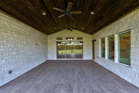 New construction Single-Family house 808 Great Lawn Bend, Liberty Hill, TX 78642 Chesapeake- photo 34 34