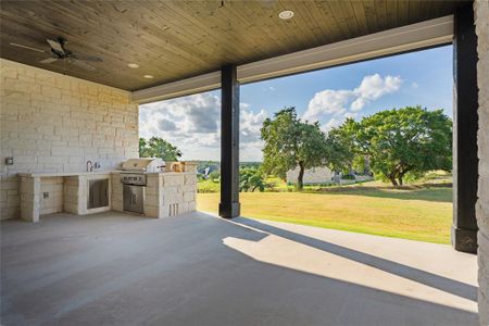 New construction Single-Family house 77 Sierra Mosca Trail, Liberty Hill, TX 78642 Blanco- photo 28 28