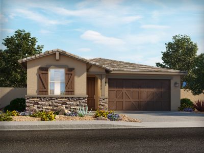 New construction Single-Family house Holly, North Hartman Road, Maricopa, AZ 85138 - photo