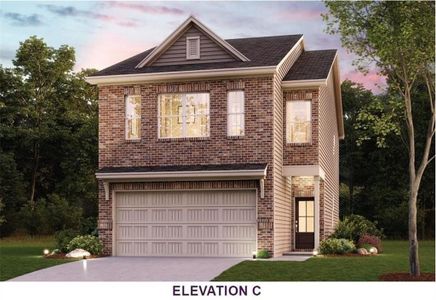 New construction Townhouse house 86 Toter Trace, Dawsonville, GA 30534 Sawnee- photo 0