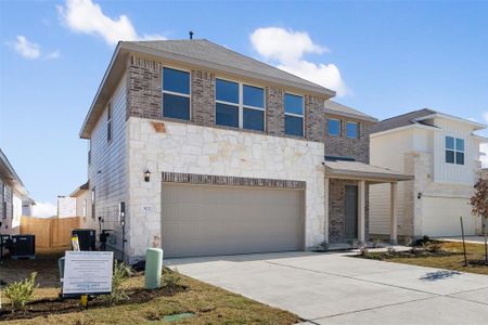 New construction Single-Family house 502 Palo Brea Loop, Hutto, TX 78634 Knox Homeplan- photo