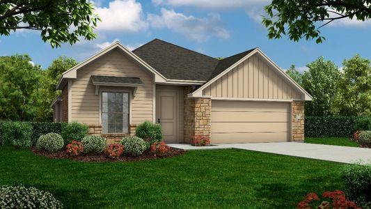 New construction Single-Family house Davenport 60's, 10219 Alpine Lake Lane, Iowa Colony, TX 77583 - photo