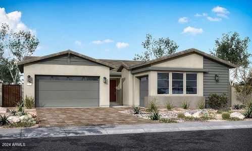 New construction Single-Family house 22463 E Stirrup Street, Queen Creek, AZ 85142 Pummelo Plan 50-6- photo 0