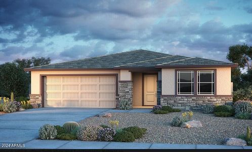 New construction Single-Family house 5330 W Jackalope Lane, Laveen, AZ 85339 Hudson- photo 0 0