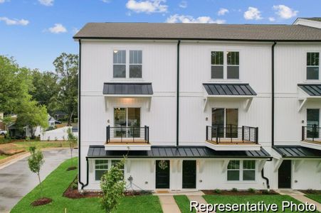 New construction Townhouse house 351 E Fourth St, Wendell, NC 27591 The Battson TH- photo 24 24